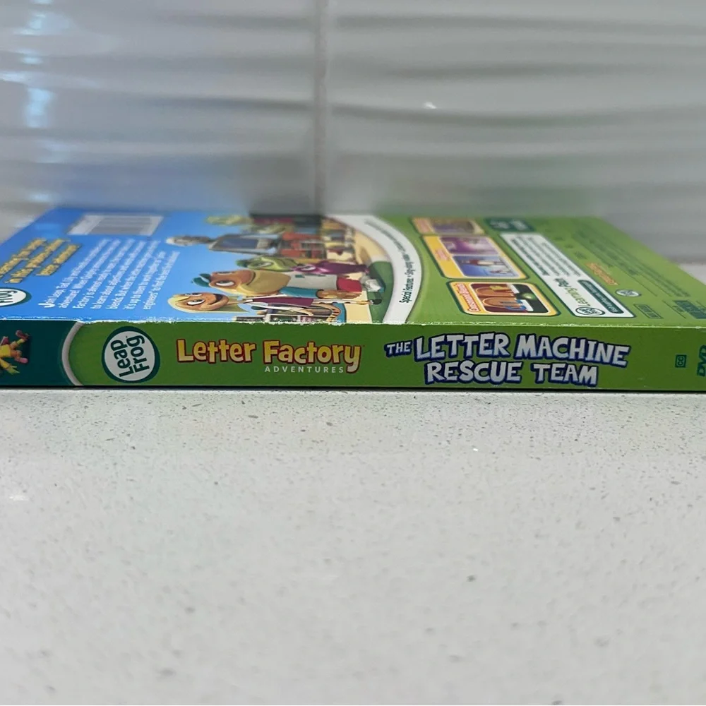Leap Frog Letter Factory Adventures: The Letter Machine Rescue Team (DVD, 2014)